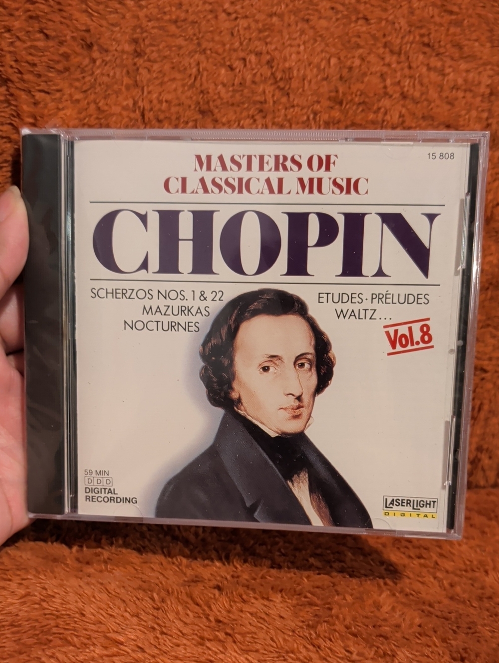 Chopin Masters of Classical Music Vol. 8 CD